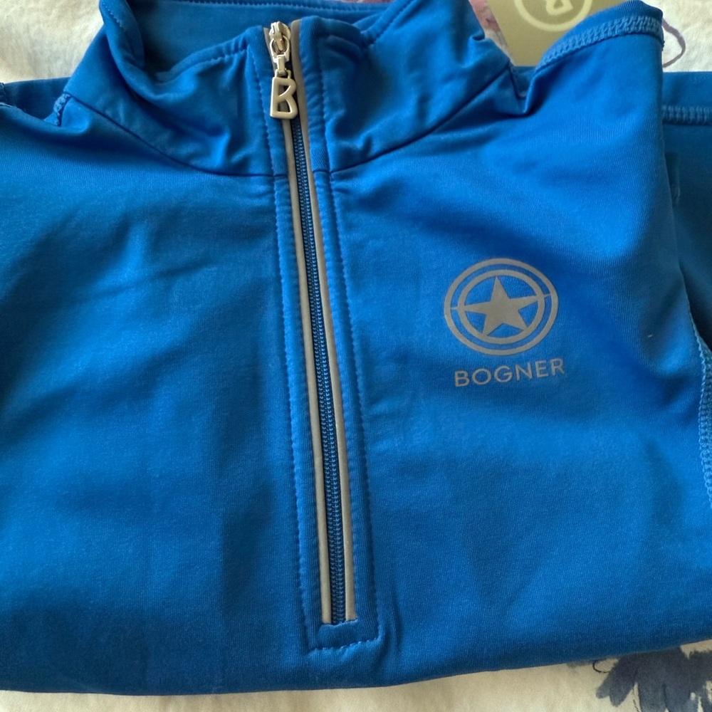 Bogner boys zip shirt size xs